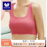 华歌尔（Wacoal）蓝标女内衣无钢圈花生杯猫耳杯棉感旷野美拉德背心内衣文胸罩3501 【宽肩带】初代猫耳杯-橘粉色 M (70A-70E/75A-75C)