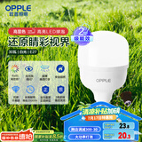 欧普（OPPLE）LED灯泡节能灯泡E27大螺口家用商用摆摊大功率厂房工矿灯30瓦白光