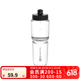 迪卡侬山地车公路骑行水杯便携健身运动自行车户外骑行水壶 950ml快出水系列骑行水壶 透明色(新老随机发)