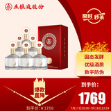 五粮液股份 金碧辉煌经典版 浓香型白酒 52度 500mL*6瓶 整箱装 升学宴