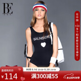 范德安（BALNEAIRE）【吉克隽逸同款】小红心系列海边防晒连体泳衣显瘦L 60551