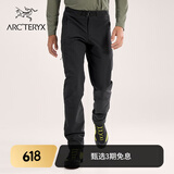 ARC'TERYX始祖鸟 GAMMA AR PANT 防风 男子 软壳长裤 Black/黑色 32