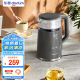 东菱（Donlim）家用电热水壶大容量智能触屏调温保温办公室恒温烧水壶DL-B2【钛金灰】