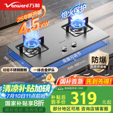 万和（Vanward）国家补贴20% 天然气燃气灶具不锈钢煤气炉双灶嵌入式4.5kW家用猛火一级能效家电以旧换新 B6B338XW