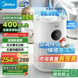 美的（Midea）无雾加湿器家用卧室落地式空气加湿器净化桌面婴儿孕妇工业商用小型雾化器空调风扇清凉伴侣2M40