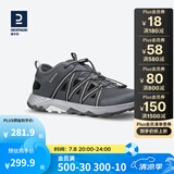 迪卡侬（DECATHLON）登山鞋男户外防滑凉鞋夏季透气耐磨轻便徒步鞋溯溪鞋洞洞鞋 黑灰色-防撞款-NH900 42