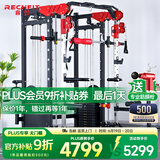 睿致（RECHFIT）龙门架史密斯机综合训练器健身器材家用商用多功能一体机 RS105单机款不含倒蹬和蝴蝶夹胸