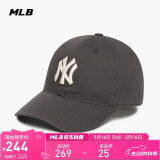 MLB帽子男女软顶棒球帽虞书欣明星同款运动鸭舌帽3ACP6601N-50CGS-F