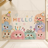 艾杰普丝圈入户门地垫大门口进户门脚垫子可裁剪防滑垫进门地毯80*120cm