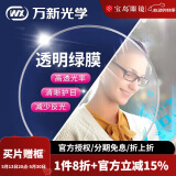 万新（WAN XIN）镜片超薄可选防蓝光近视眼镜片可配高折射率镜片【2片】