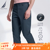 诺帝卡（NAUTICA）男装春夏款棉氨混纺柔软亲肤带弹简约易打理休闲长裤男PE3121 湛蓝4JN（231） 34