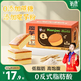 氧鹿低脂无糖精魔芋蛋糕孕妇办公室老年人营养早餐专用零食品1000g