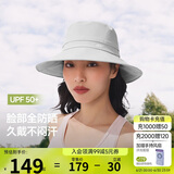 蕉下（beneunder）遮阳帽子女透气渔夫帽防晒帽钓鱼帽防泼水户外AS713浅炭灰