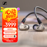 森海塞尔（Sennheiser）IE600 高保真HiFi音乐耳机非晶态锆外壳可拆卸MMCX耳机线有线 入耳式耳机 金属色