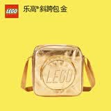 乐高®斜挎包 单肩大容量旅行运动通勤相机包生日礼物 蓝