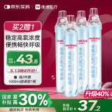维德（WELLDAY）氧气瓶便携式氧气罐 孕妇老人家用吸氧气袋氧气呼吸器高原反应急旅游车载氧气包1400ml*4瓶