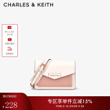 CHARLES&KEITH包包女包单肩包斜挎包信封包女生日礼物520礼物CK2-80680780-1 Light Pink浅粉色 S