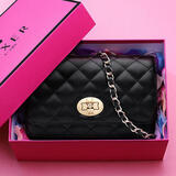 金狐狸（FOXER）牛皮女士包包女包大容量单肩包斜挎包小包轻奢女生女友生日礼物