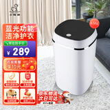 小鸭4.5公斤小型半自动单桶迷你洗衣机 婴儿宝宝内衣内裤洗衣机小型  家用宿舍小洗衣机 黑色 WPS4568L