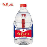 红星52度/60度5L大容量桶装二锅头白酒泡酒清香风格约10斤【喜酒】 60度 5L 1桶 红星桶装白酒（新老款随机）