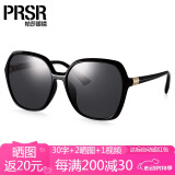 帕莎（Prsr）太阳镜女士大框时尚复古眼镜墨镜 PS1018 -B灰色