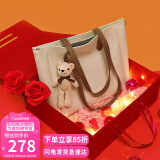 viney牛皮包包女包大容量托特包轻奢斜挎单肩生日520送女朋友礼物老婆