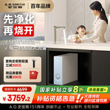 史密斯（A.O.SMITH）佳尼特加热净水器厨下家用净水机直饮净饮机100℃真开水CDR1600S1蓝鲸净热一体Pro 国家补贴