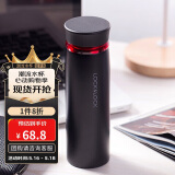 乐扣乐扣（LOCK&LOCK）菲特旋转盖轻量杯保温杯学生商务水杯450ml黑红 LHC4131BKR