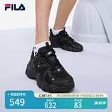 FILA 斐乐猫爪鞋4代男鞋复古老爹鞋时尚休闲运动鞋透气厚底鞋猫爪6 黑-BK （猫爪4） 40