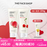 菲诗小铺（THE FACE SHOP）洗面奶女温和清洁干皮草本泡沫丰富洁面膏男 樱桃+水蜜桃洁面