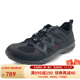 ECCO爱步男鞋户外网孔透气多功能运动鞋热酷系列825774黑色保税仓发货 黑色-51052(保税仓发) 39