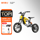 暴风骑士青少年电动车平衡车玩具青少年越野摩托车6-16岁生日礼物R8活力黄