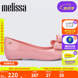 Melissa（梅丽莎）蝴蝶结低跟时尚通勤休闲女士单鞋33680 粉色 36