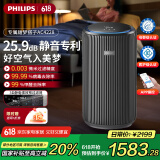 飞利浦（PHILIPS）【国家补贴】空气净化器除甲醛除菌过敏源去异味清新烟味家用净化机新房专用静音专利AC4228/01