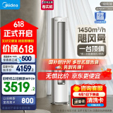 美的空调 2匹 静优风 超一级能效 变频冷暖 空调立式 客厅空调柜机 国家补贴 KFR-51LW/N8HY1-1