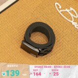VANS范斯官方 男子腰带（1168mm*38mm）灰黑棋盘格户外街头 黑色/炭灰色 均码