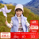 巴拉巴拉童装儿童羽绒马甲2024冬装男童女童保暖立领外套亲子208424101206