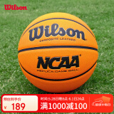 Wilson威尔胜NCAA官方赛事用球复刻版成人标准PU室内室外通用7号篮球
