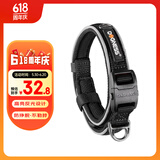 多尼斯（DOGNESS）狗狗牵引绳遛狗绳狗链子项圈小中型犬泰迪柯基法斗博美马犬 黑M