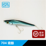 蓝旗鱼 诡道4#一代 15克22克经典款沉水铅笔 远投翘嘴路亚饵 22克 青鲦