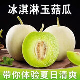 正宗玉菇甜瓜水果 南汇冰激凌甜瓜白玉菇应季现摘水果 5斤带箱【净重4.5斤】2-4个 【超值装】
