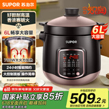 苏泊尔（SUPOR）电炖锅 电炖盅 家用6L煲汤锅煮粥燕窝炖盅多功能锅快炖砂锅炖汤锅专柜同款 DG60YC13