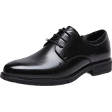 【95成新】京东京造【头层牛皮更透气】皮鞋男面试正装鞋光面系带真皮婚鞋男 黑色41  