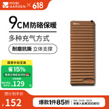 牧高笛（MOBIGARDEN）金牛防潮垫 户外露营充气床加宽加厚防潮垫折叠午休气垫床 单人/栗棕色（不含充气泵）