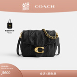 蔻驰（COACH）【娜扎同款】女士TIMES SQUARE20号菱格纹绗缝TABBY斜挎夏季女包 B4/黑色