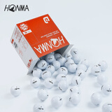HONMA D1口粮球 高尔夫球 二层球白色 下场比赛练习球远距 48颗/盒