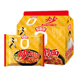 今麦郎 方便面非油炸炒刀削面拌面 拉面范速食香辣肉酱味五连包