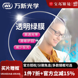 万新（WAN XIN）镜片超薄可选防蓝光近视眼镜片可配高折射率镜片【2片】