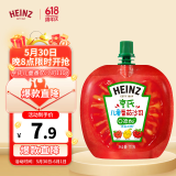 亨氏（Heinz）番茄酱 0添加儿童番茄沙司110g儿童意面披萨宝宝薯条蘸料调味酱