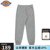 dickies休闲裤男 印花休闲裤百搭 男女情侣同款7066 中羽灰 L